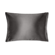Hodvábna obliečka Feel the SILK na vankúš - DARK GREY