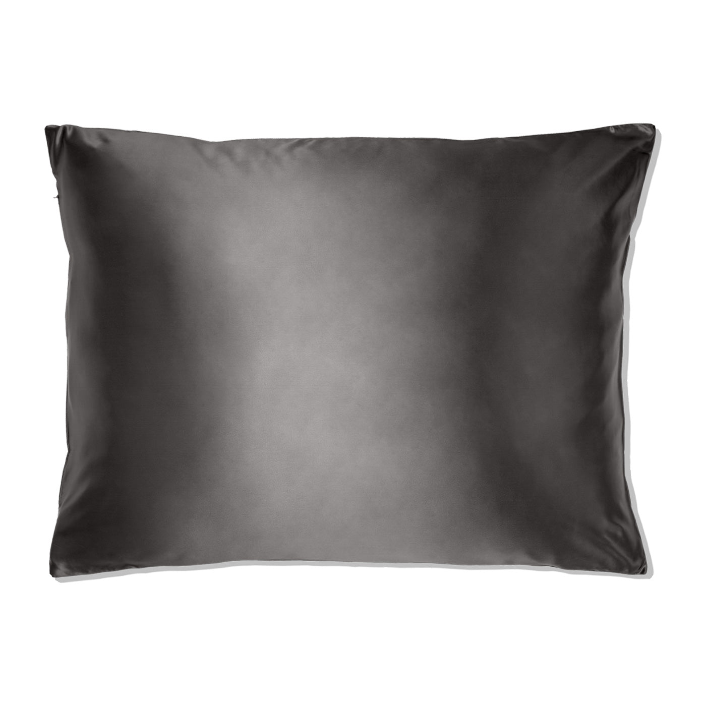 Hodvábna obliečka Feel the SILK na vankúš - DARK GREY