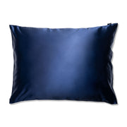 Hodvábna obliečka Feel the SILK na vankúš - NAVY BLUE