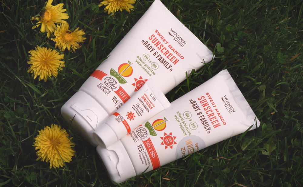Opaľovacie telové mlieko MANGO Baby & Family SPF 50 WoodenSpoon
