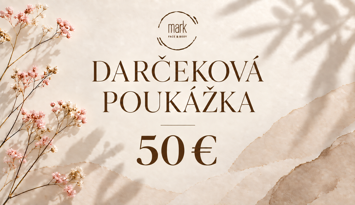 MARK darčeková poukážka s doručením na email