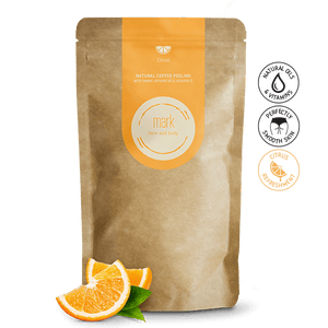 MARK coffee scrub Citrus - pre zmiešanú a mastnú pokožku Scrub Forward Group 
