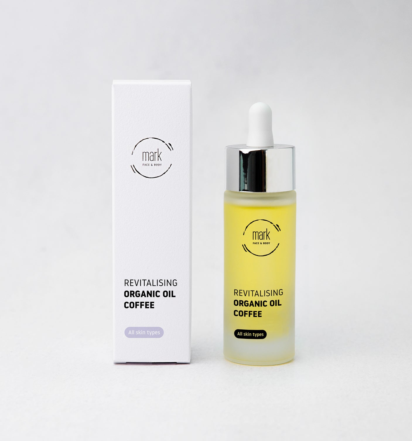 MARK organic oil Coffee - s arganovým, jojobovým olejom a vitamínom E