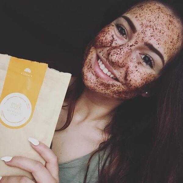 MARK coffee scrub Citrus - pre zmiešanú a mastnú pokožku Scrub Forward Group 