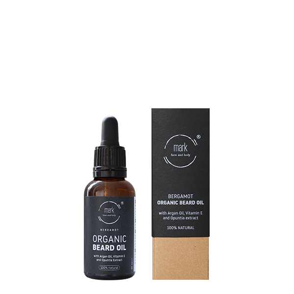 MARK organic beard oil - ošetrujúci olej na bradu a fúzy MARK Face And Body 