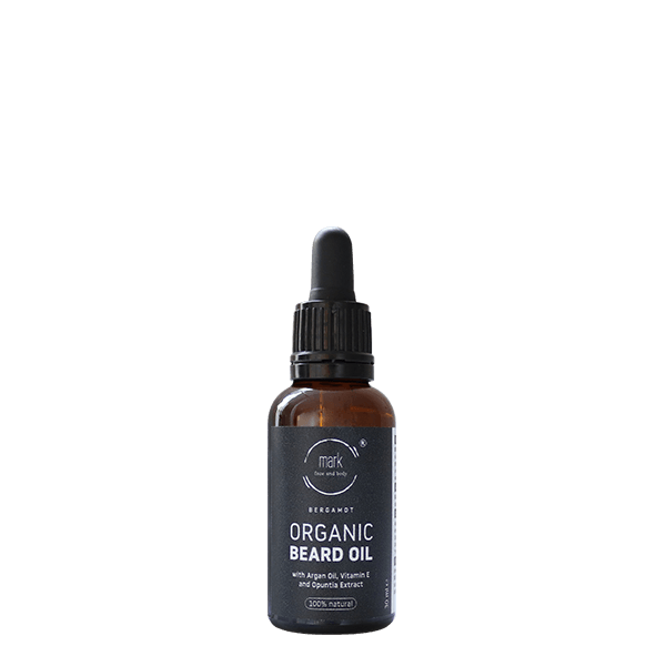 MARK organic beard oil - ošetrujúci olej na bradu a fúzy MARK Face And Body 