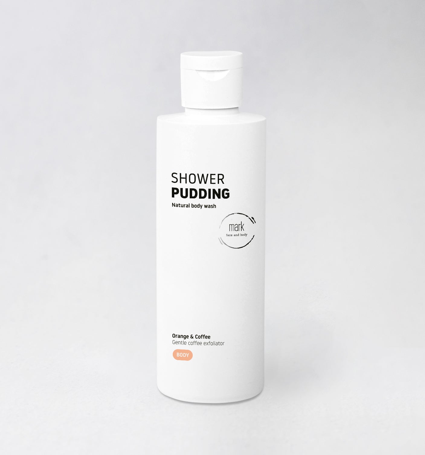 Shower pudding Orange & Coffee - s jemnými kávovými zrniečkami